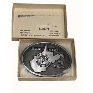 Eldon West Virginia Buckle Limited First Edition serial number + box